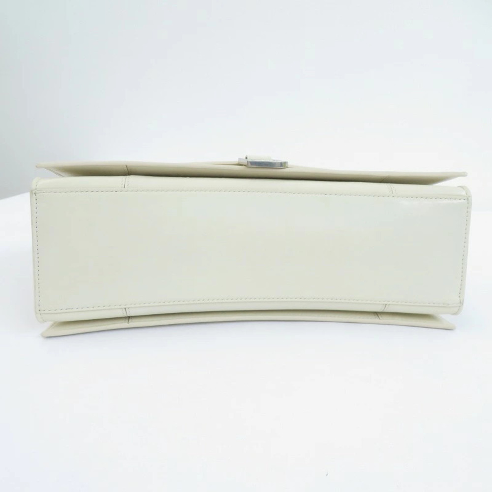 BALENCIAGA CRUSH SLING BAG PAPER CALF Shoulder White - Picture 6 of 15